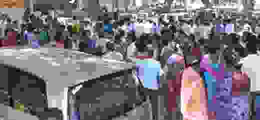 Massive protest in Kundapur